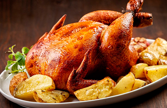 Pollo cocido en la nevera - tiempo seguro